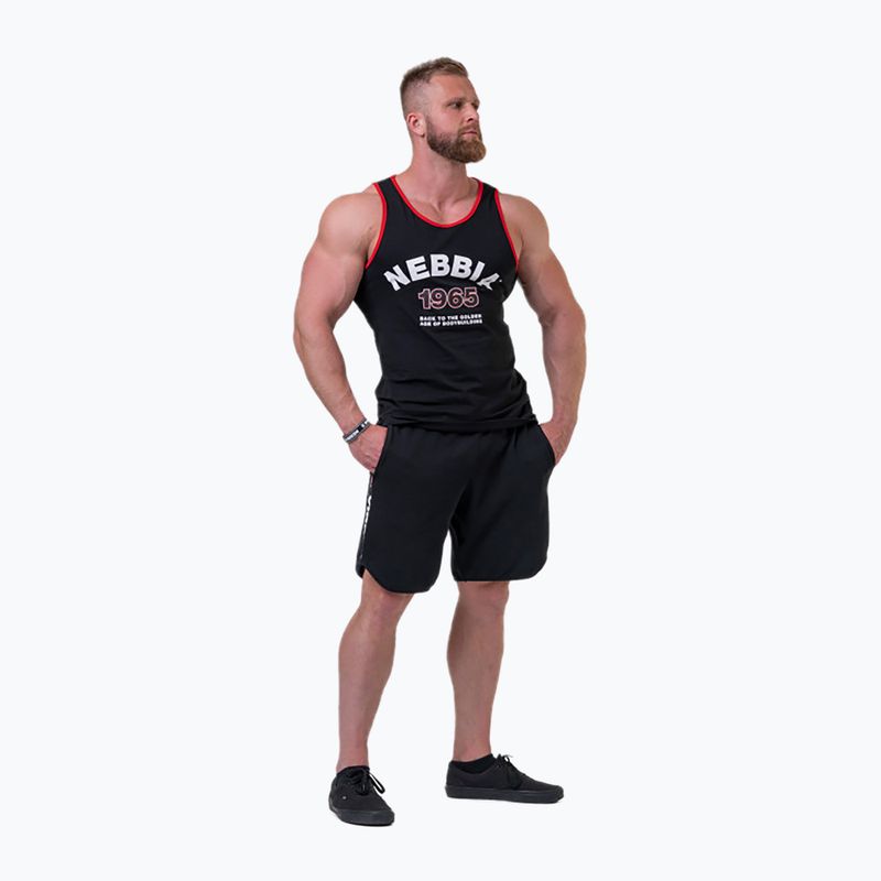 Canotta uomo NEBBIA Old-School Muscle nero