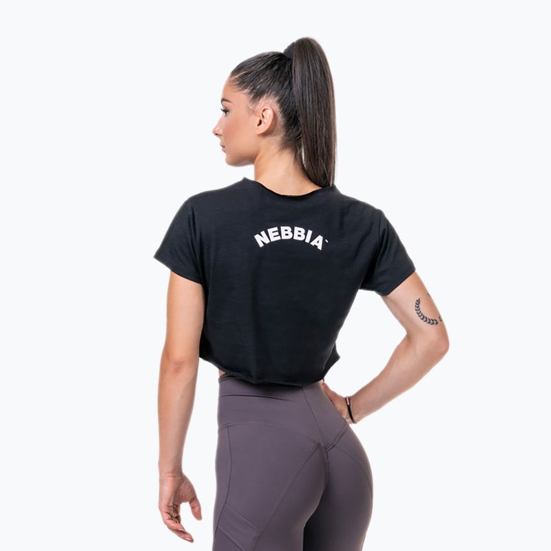 Top da allenamento donna NEBBIA Loose Fit & Sporty Top nero 2