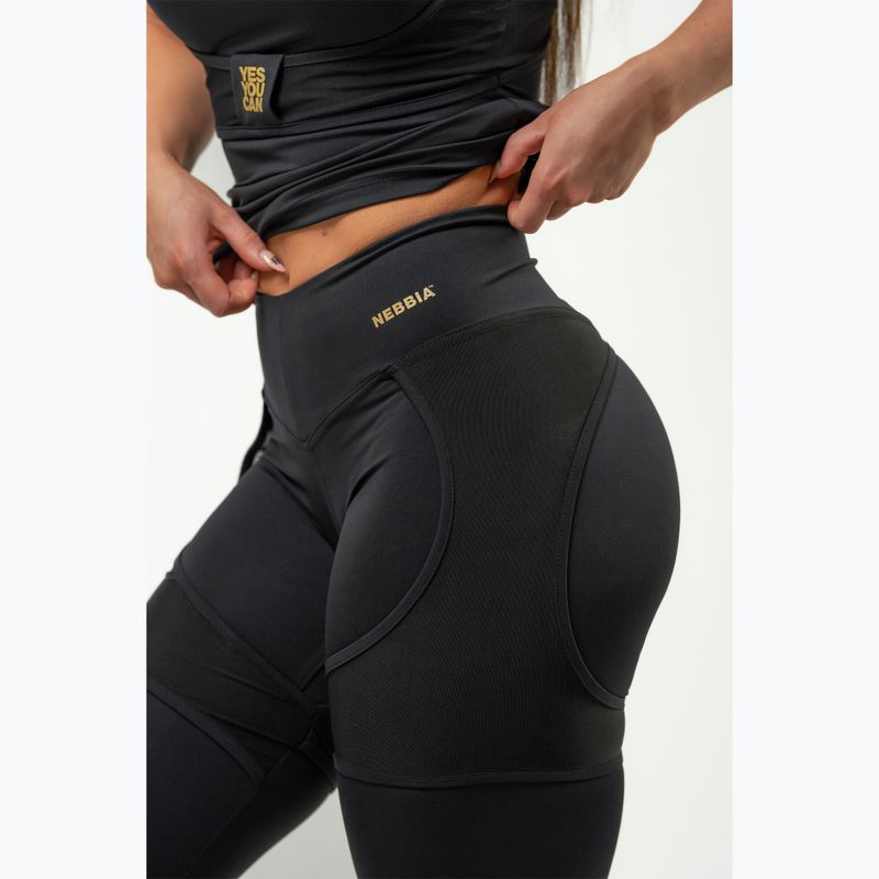 Top da allenamento da donna NEBBIA Ultra Intense nero/oro 7