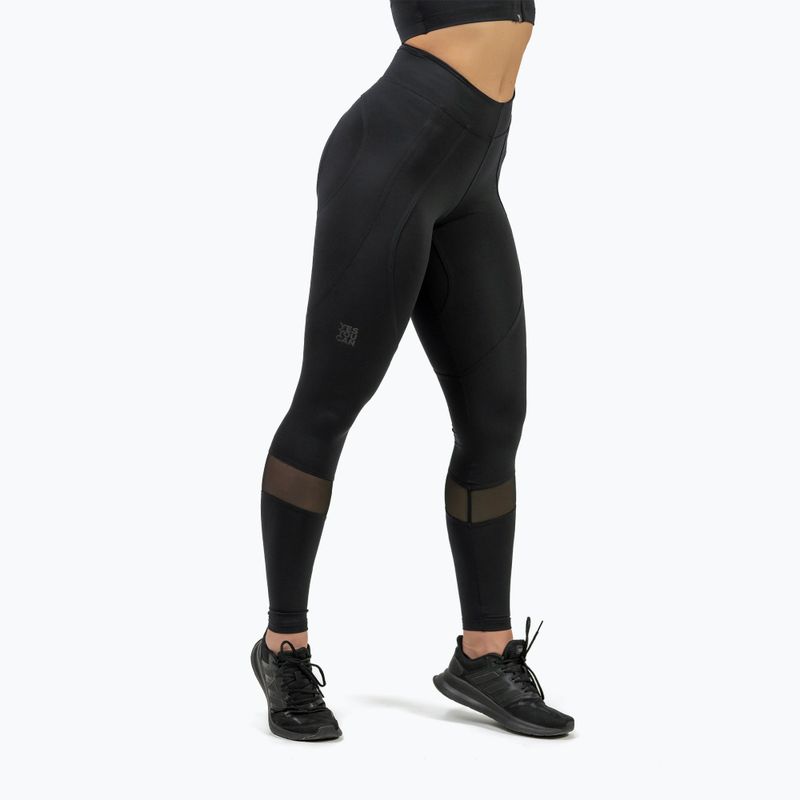 Leggings da allenamento da donna NEBBIA Heart-Shaped Intense nero/oro 4