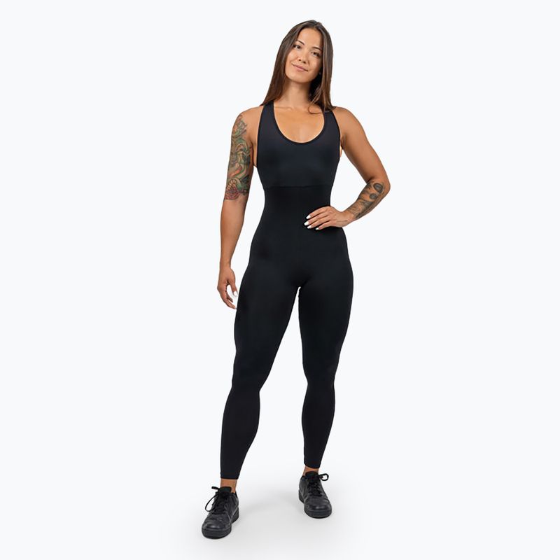 Tuta fitness donna NEBBIA Gym Rat nero