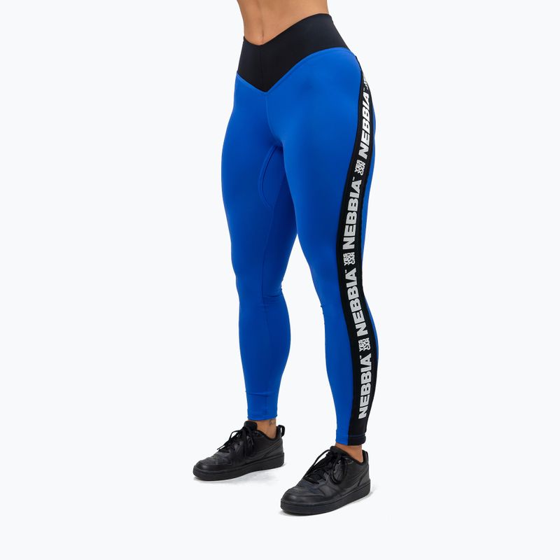 Leggings da allenamento da donna NEBBIA Iconic blue