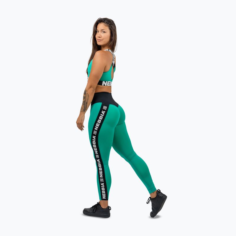 Reggiseno sportivo NEBBIA Ikoniczna zieleń 4