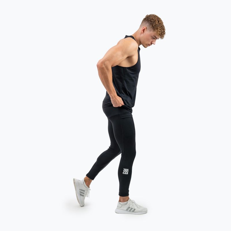 Leggings termici da uomo NEBBIA Recovery nero 2