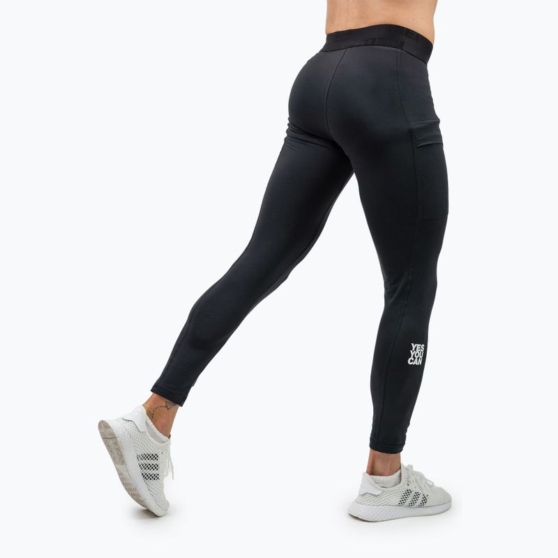 Leggings termici da uomo NEBBIA Recovery nero 3