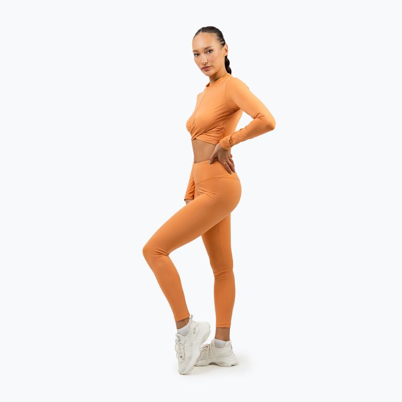 Leggings da allenamento da donna NEBBIA Elevated arancione 2