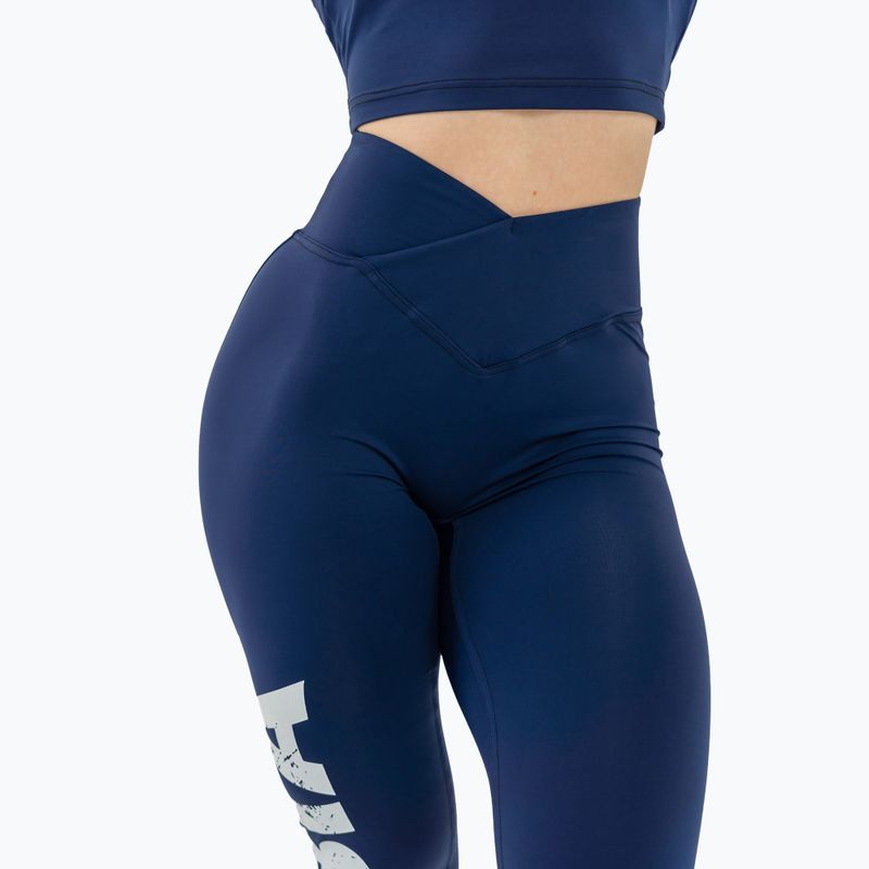 Leggings da allenamento da donna NEBBIA Glute Check a vita alta blu scuro 5