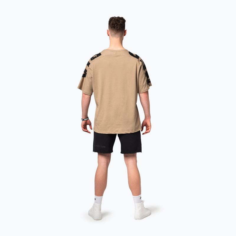 Camicia da allenamento NEBBIA Lifting Club uomo marrone chiaro 3