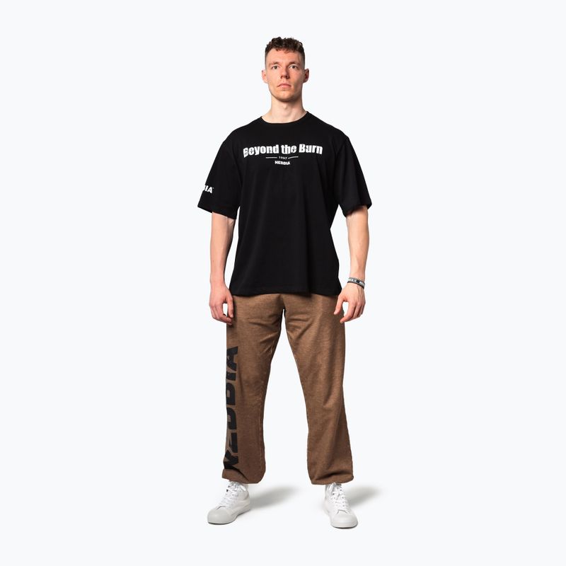 Camicia da allenamento da uomo NEBBIA Heavyweight Grind nero 2