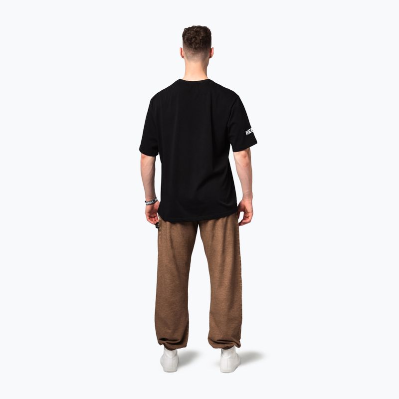 Camicia da allenamento da uomo NEBBIA Heavyweight Grind nero 3