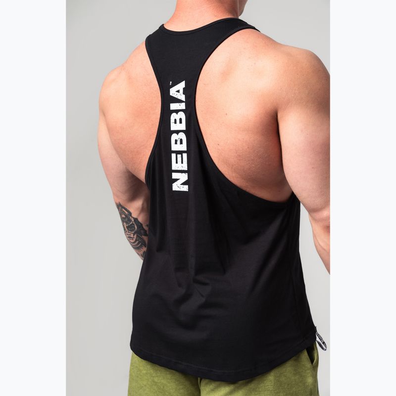 Canotta da allenamento da uomo NEBBIA Flexin nero 4