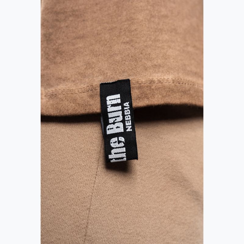 Canotta da allenamento da uomo NEBBIA Washed-Off Stringer Max Out marrone chiaro 6