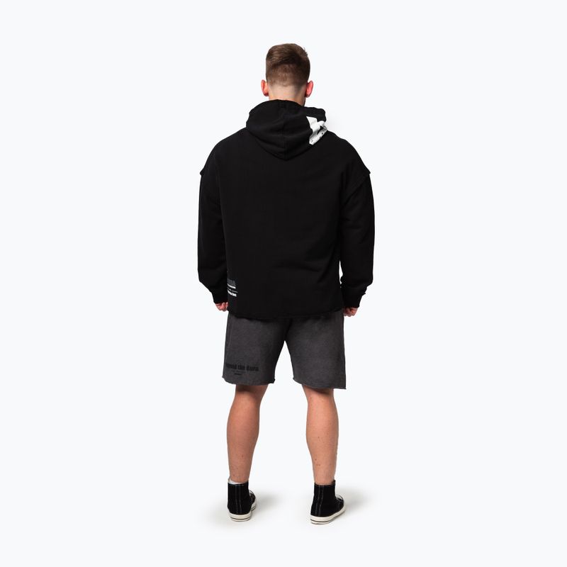 Felpa da allenamento da uomo NEBBIA NO BS Hoodie nero 3