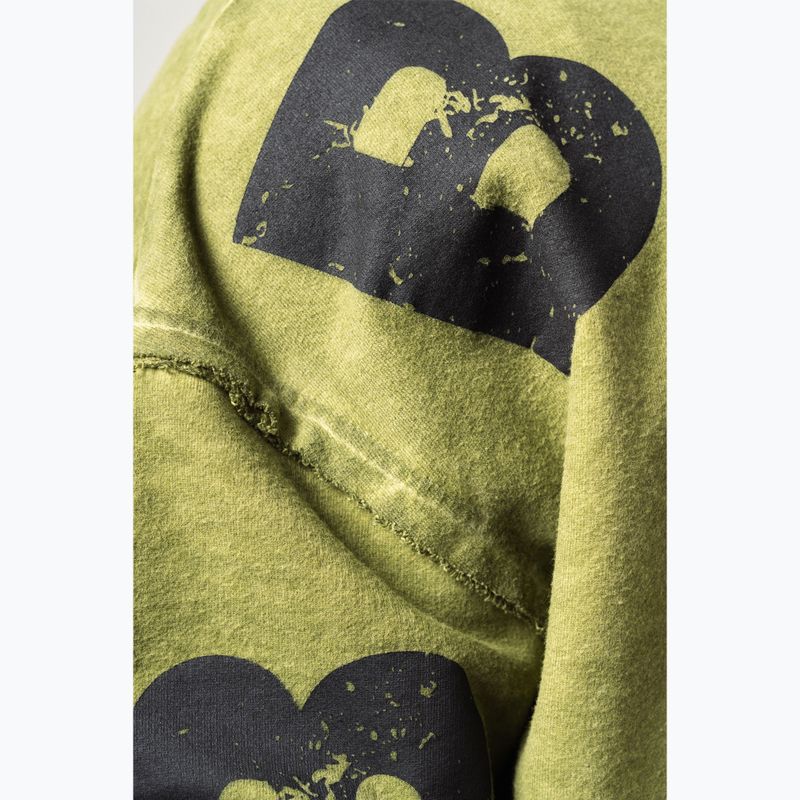 Felpa da allenamento da uomo NEBBIA Washed-Off Hoodie NO BS verde 8