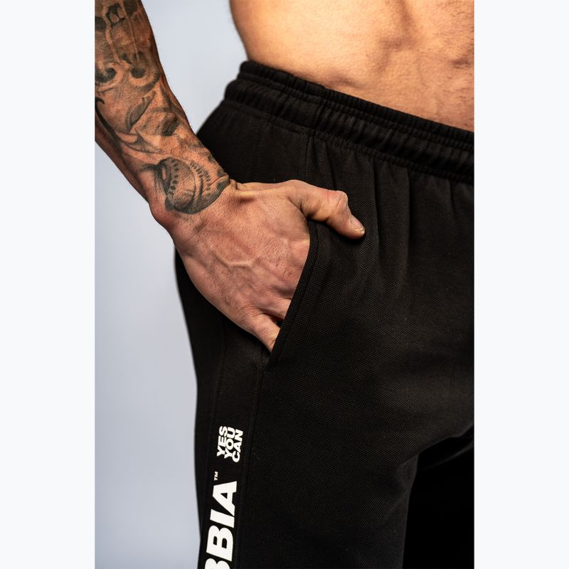 Pantaloni da allenamento da uomo NEBBIA Hero black 5