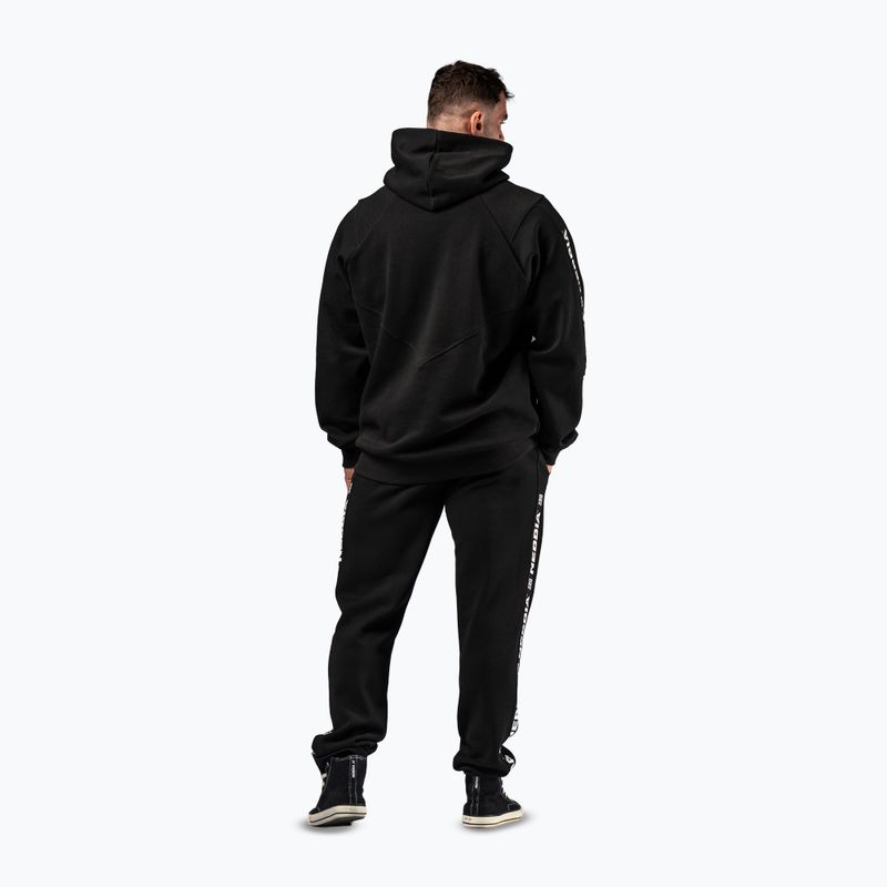 Felpa da uomo NEBBIA Hero Hoodie black 3