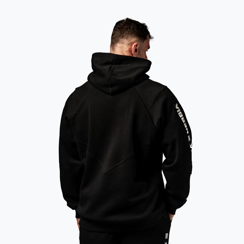 Felpa da uomo NEBBIA Hero Hoodie black 4