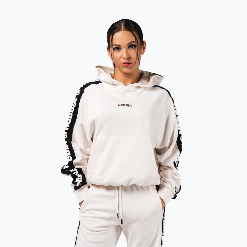 Felpa donna NEBBIA Off-Duty Hoodie cream