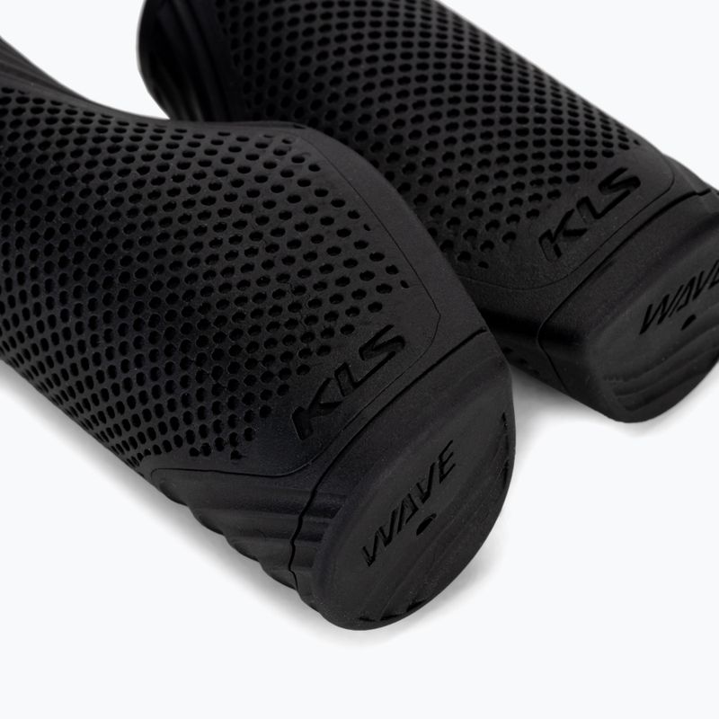 Kellys Wave 017 manopole manubrio nero corto 2