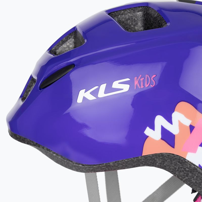 Casco da bicicletta per bambini Kellys Zigzag 022 viola 7