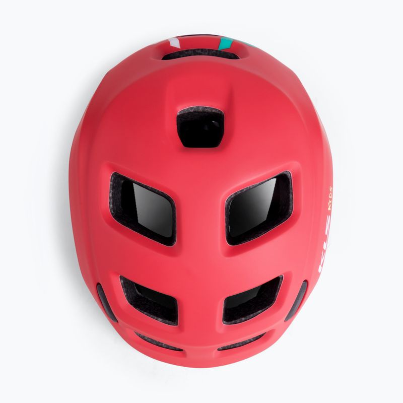 Casco da bici per bambini Kellys Zigzag 022 rosso 5