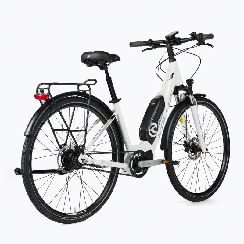 Kellys Estima 40 36V 14Ah 504Wh bicicletta elettrica bianca 3