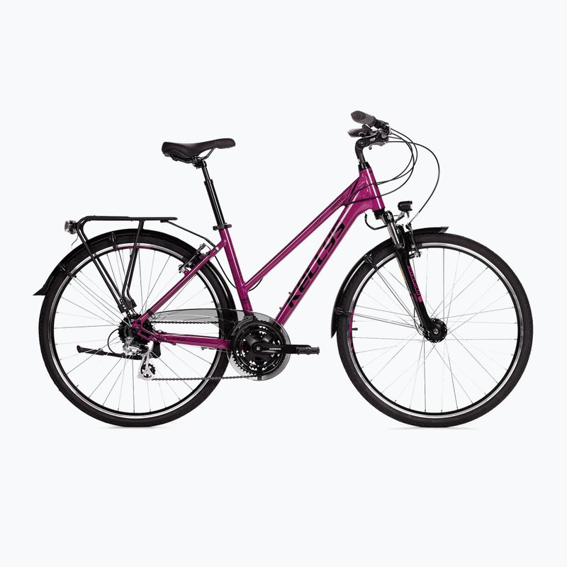 Bicicletta da trekking da donna Kellys Cristy 40 viola
