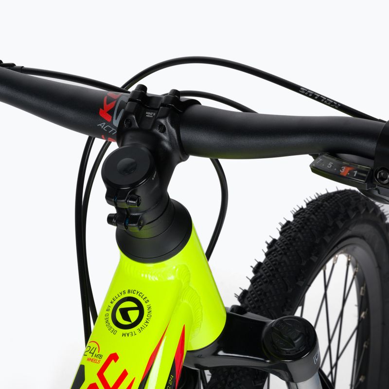 Bicicletta per bambini Kellys Marc 50 24" giallo 6
