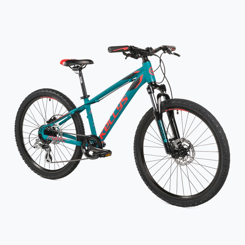 Bicicletta per bambini Kellys Marc 90 24" blu/arancio/nero 2