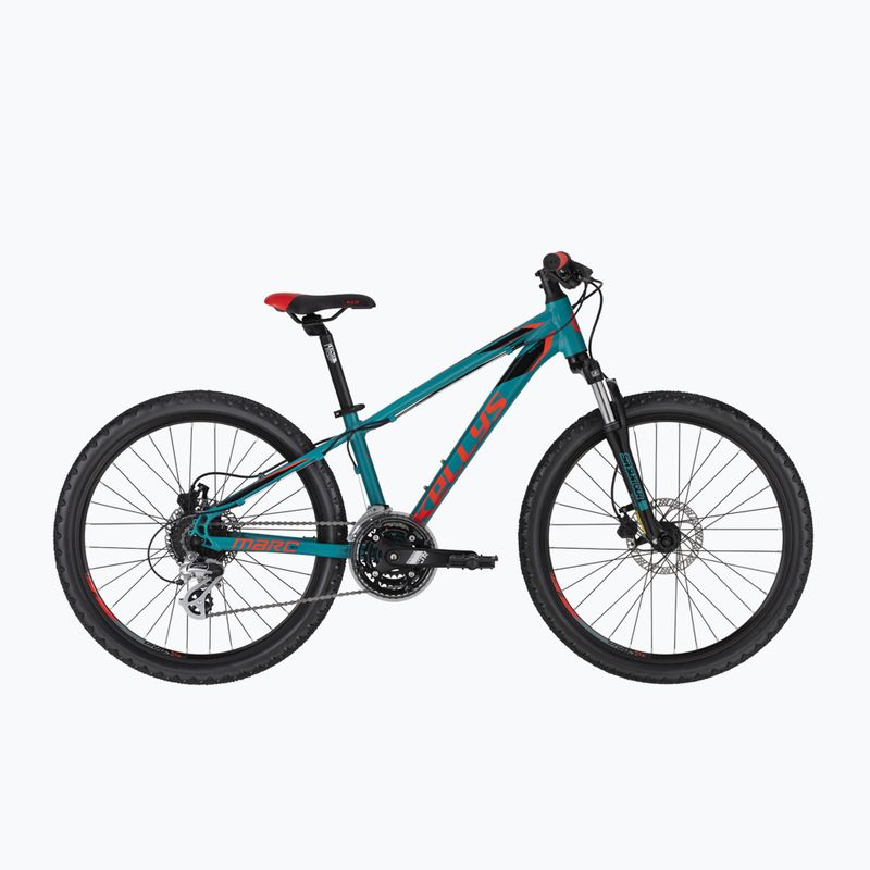 Bicicletta per bambini Kellys Marc 90 24" blu/arancio/nero 6