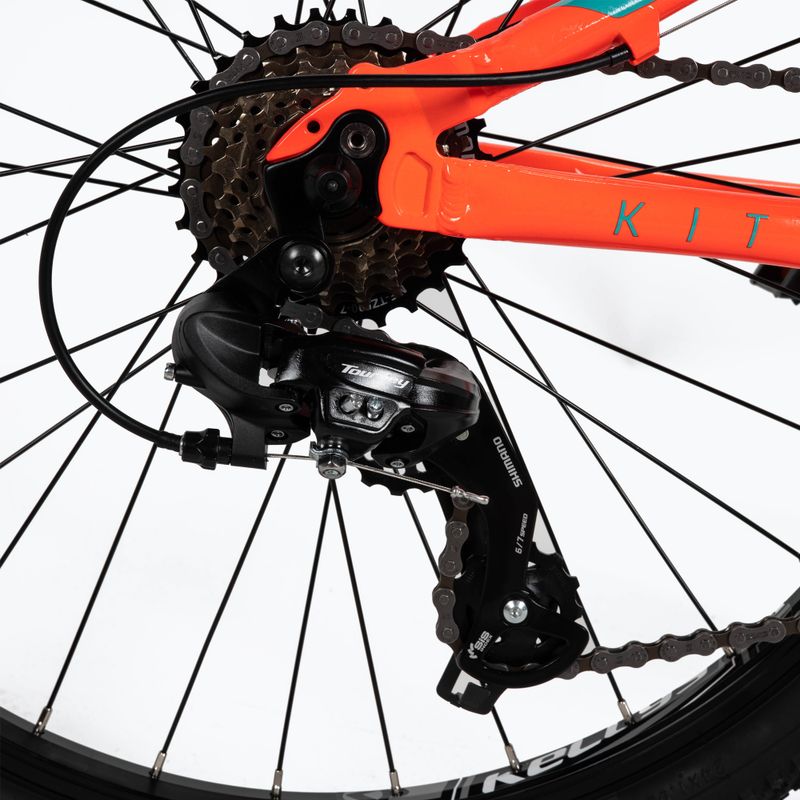 Kellys Kiter 30 bicicletta per bambini 24" arancio neon 3