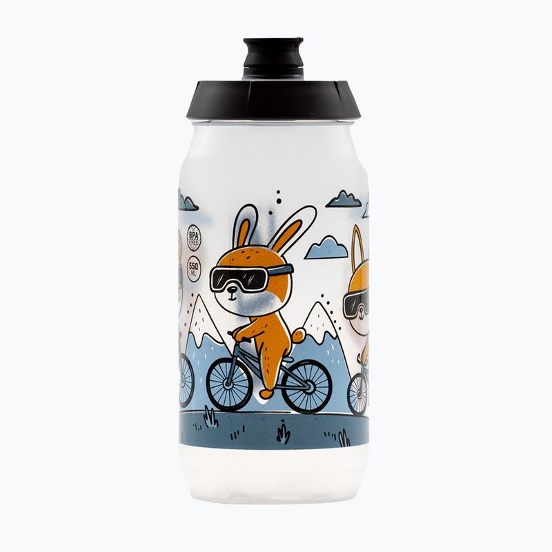 Borraccia da bicicletta per bambini Kellys Kolibri 550 ml transparent