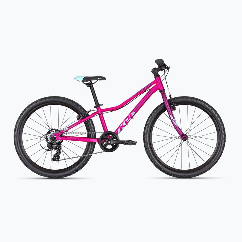 Kellys Kiter 30 24" rosa, bicicletta per bambini