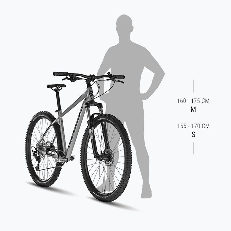 Bicicletta da montagna Kellys Spider X40 27.5" steel blue 2
