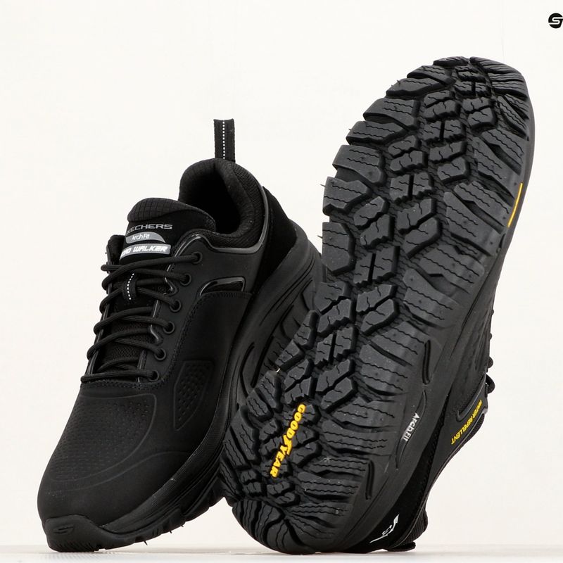 Scarpe SKECHERS Arch Fit Road Walker Recon nere da uomo 18