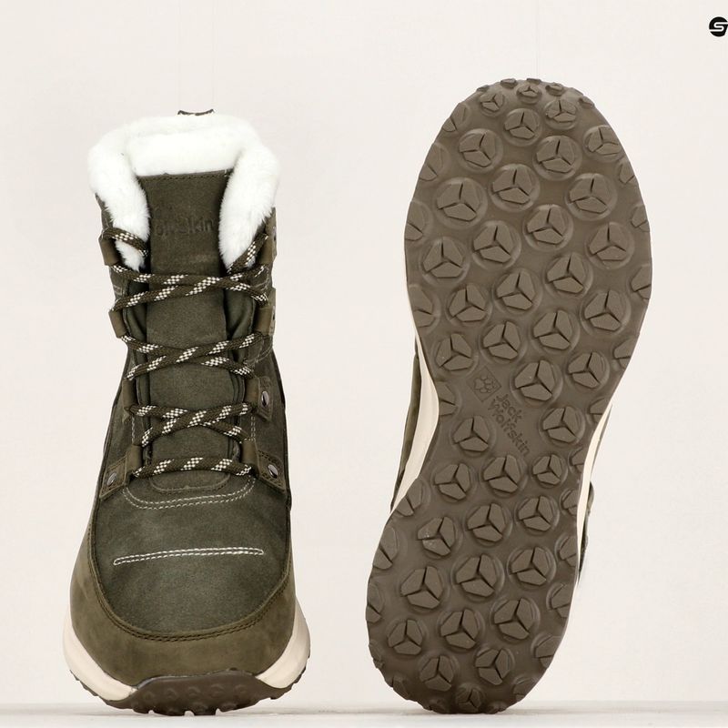 Jack Wolfskin donna stivali da neve Dromoventure Texapore High island moss 13
