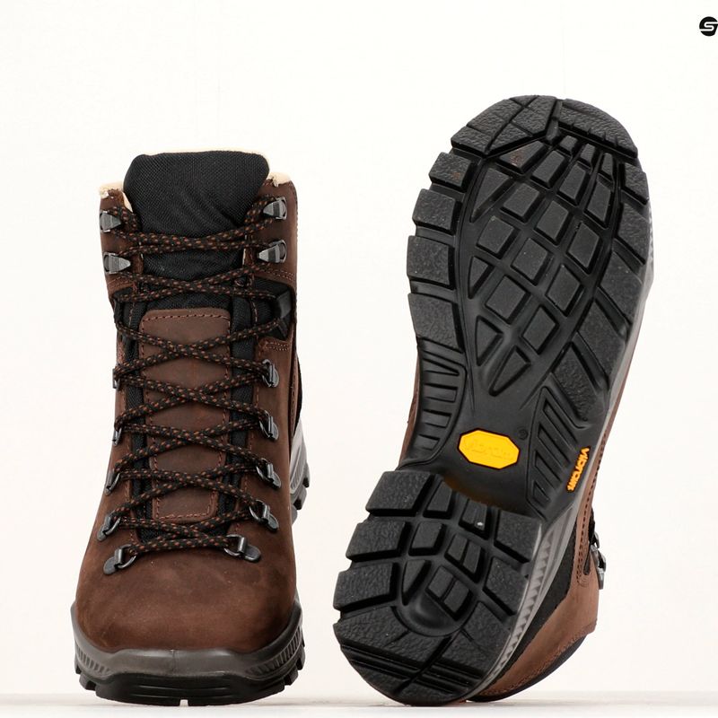 Stivali da trekking da donna Alpina Prima Mid marrone scuro 15