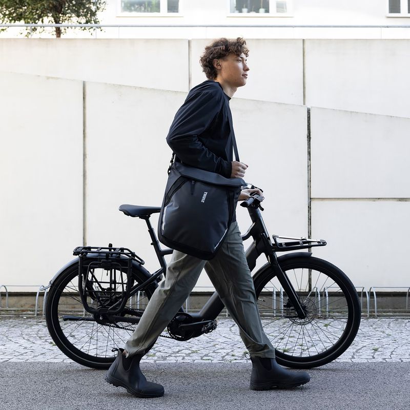 Borsa da bici per portapacchi Thule Chasm Courier Inlock 22 l black 6