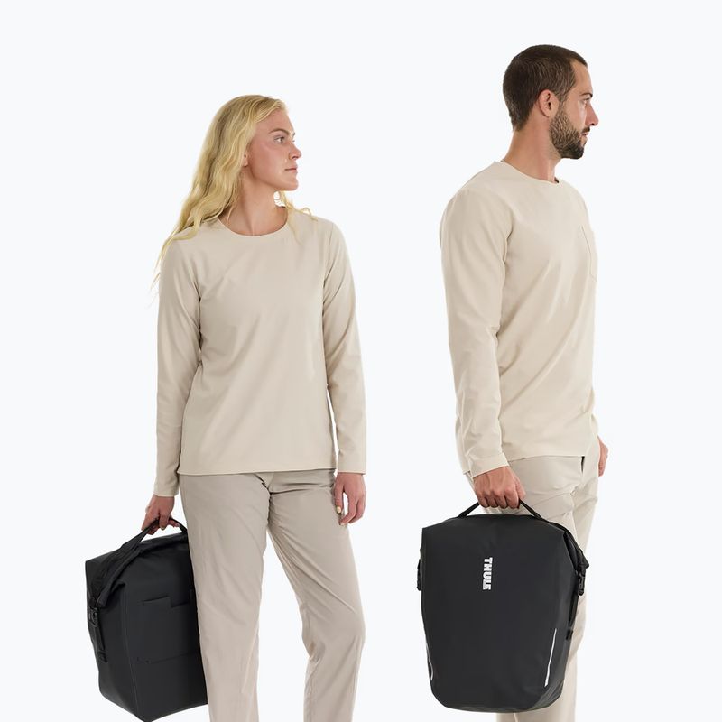 Borsa da bici Thule Sakwa Shield with InLock 22 l black 5