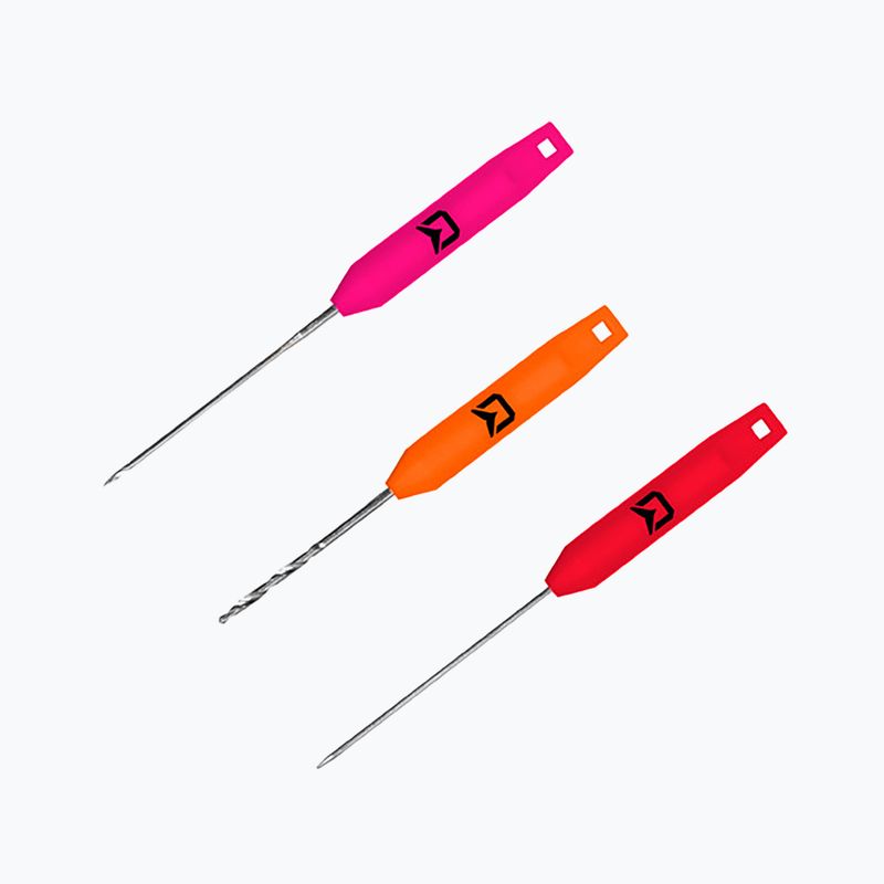 Aghi per esche artificiali Delphin Slim set 3 pezzi rosso 101001346