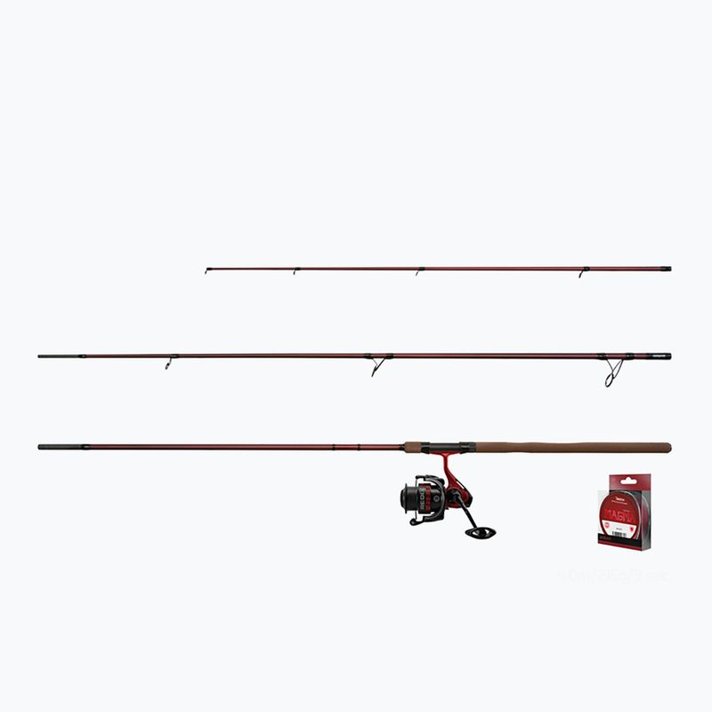 Set da pesca Delphin Method canna + mulinello + filo