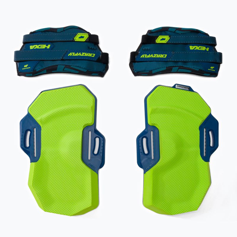 CrazyFly Hexa II Binding kiteboard pads e straps