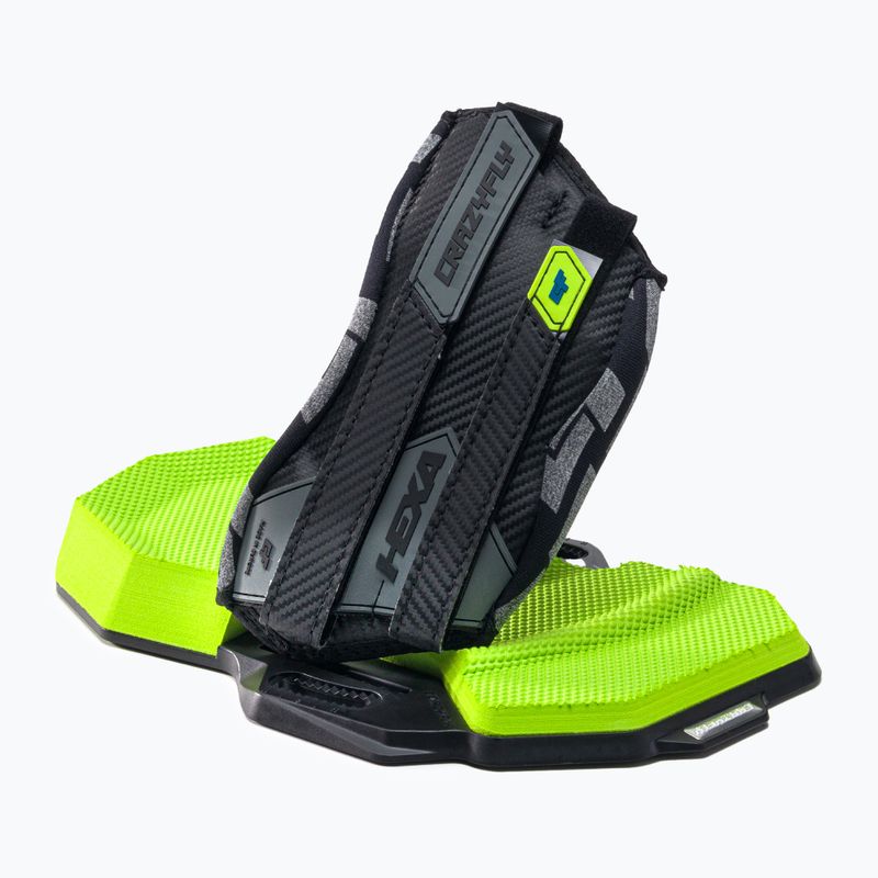 CrazyFly Hexa II LTD Neon kiteboard pads e straps 2