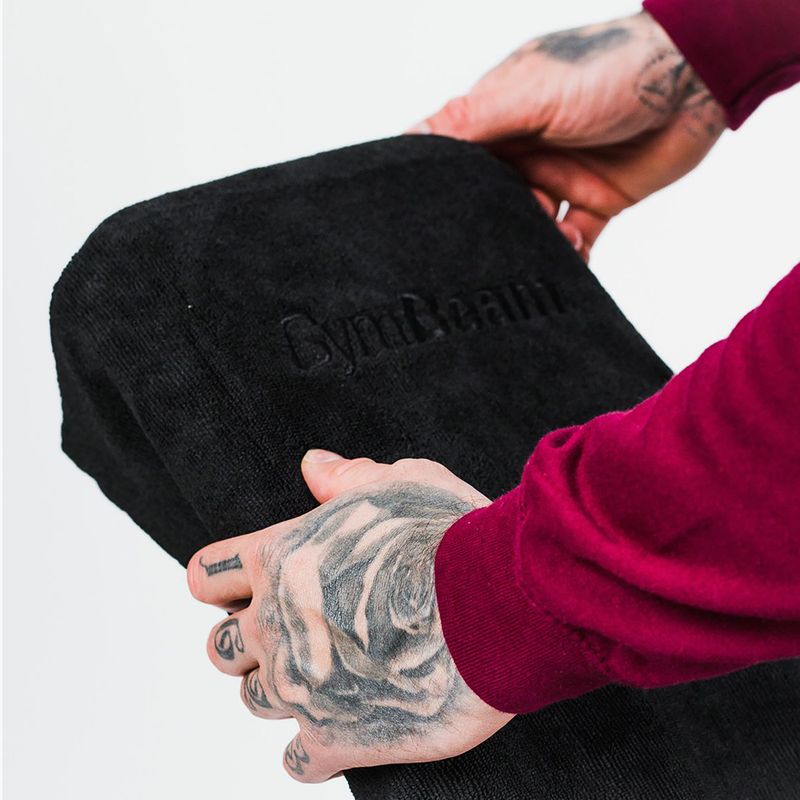 Asciugamano ad asciugatura rapida GymBeam Microfibre Sports black 5