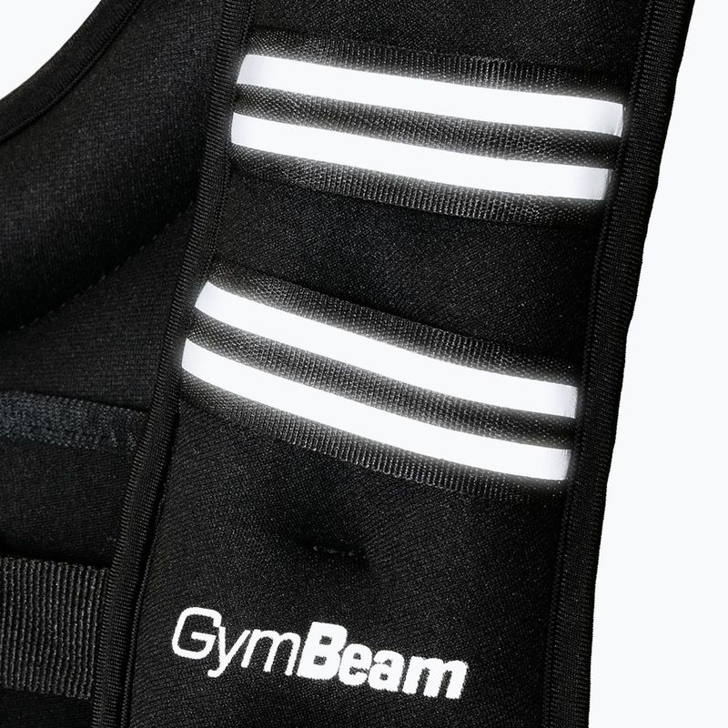 Gilet zavorrato per allenamento GymBeam Weighted Vest 7 kg black 3