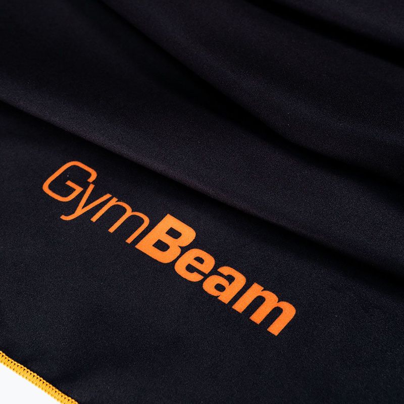Asciugamano ad asciugatura rapida GymBeam black/orange 3