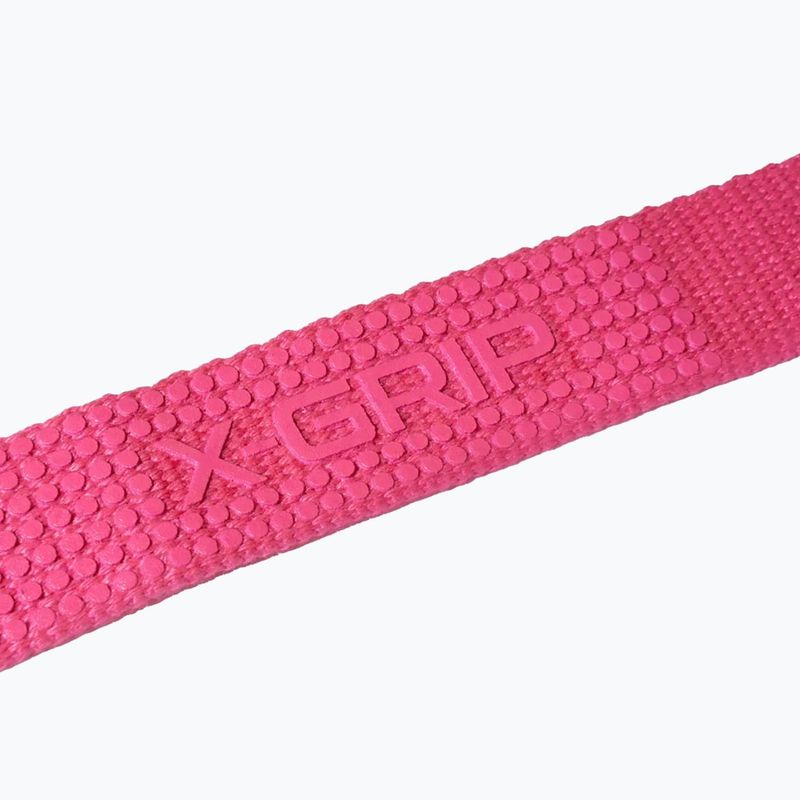 Cinghie per sollevamento pesi GymBeam X-Grip pink 4