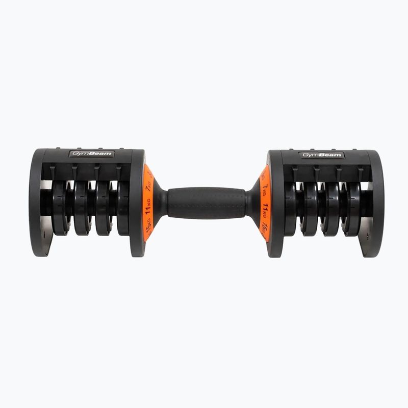 Manubrio regolabile GymBeam Dumbbell Adjustable 20 kg black 3