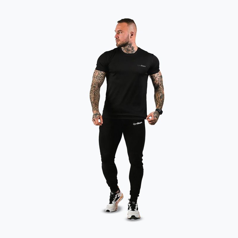 T-shirt uomo GymBeam TRN black 2
