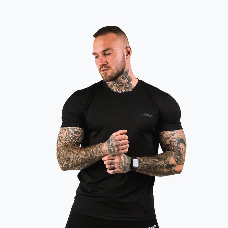 T-shirt uomo GymBeam TRN black 3